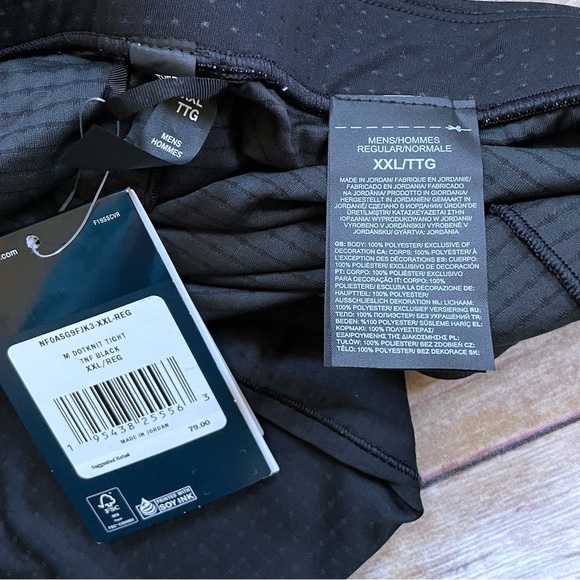 The North Face Men’s Summit Series DotKnit Base Layer Black Tights - Picture 6 of 10